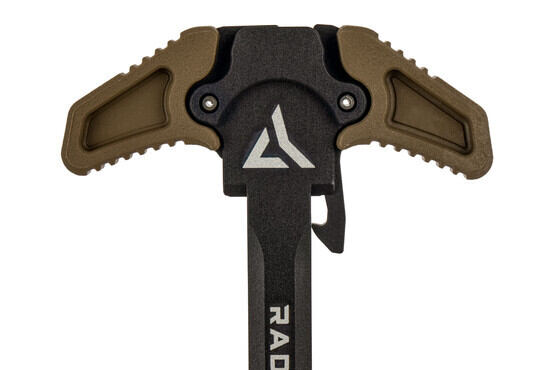Radian Weapons Raptor LT SR25 ambidextrous charging handle features large textured latches